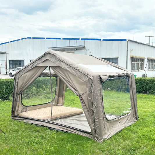 Large Outdoor Air Tent Inflatable Camping Tent Family Outdoor Inflatable House Tent with Canopy