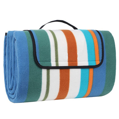 Fleece Tote Picnic Blanket With Handle