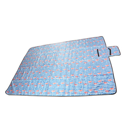 Ultrasonic Pattern Roll Up Handy Picnic Blanket