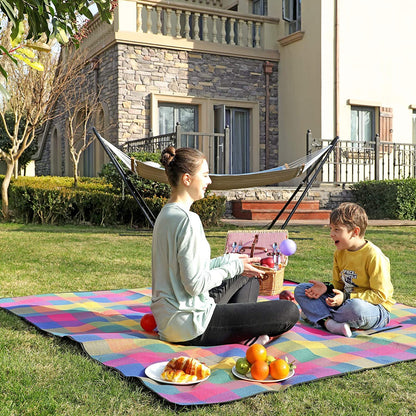 Acrylic Tote Handy Picnic Blanket For Grass