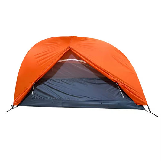 Orange Color Outdoor Hiking 2 Person Backpacking Tent 3 Season Waterproof Ultralight Backpack Tent Camping Hiking Tent