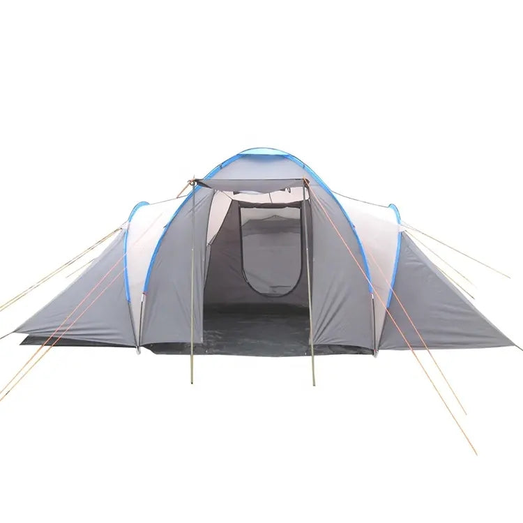 6-8 person Luxury Large Dome Family Waterproof Folding three rooms Outdoor Camping Tent