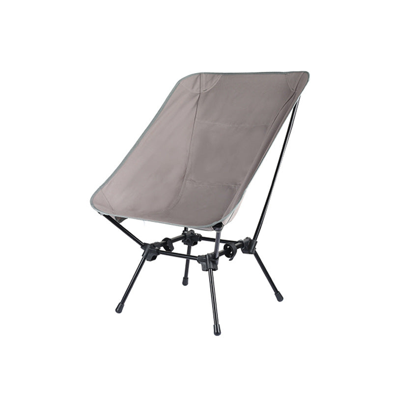 Convenient camping chair, leisure beach chair, fishing folding chair, carbon steel large square moon chair