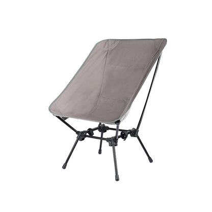 Convenient camping chair, leisure beach chair, fishing folding chair, carbon steel large square moon chair